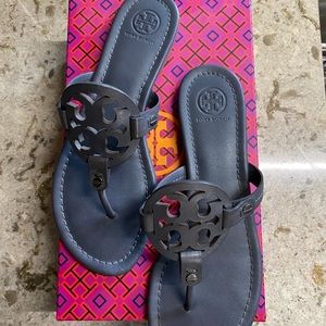 Gray Tory Burch Sandals